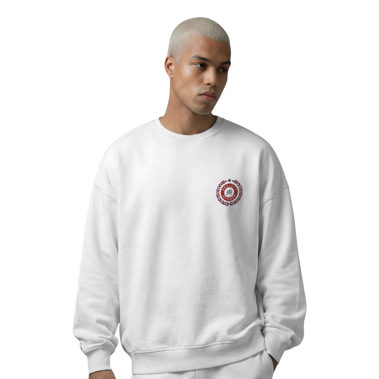 Myugen Texas Pride Oversized Sweatshirt White