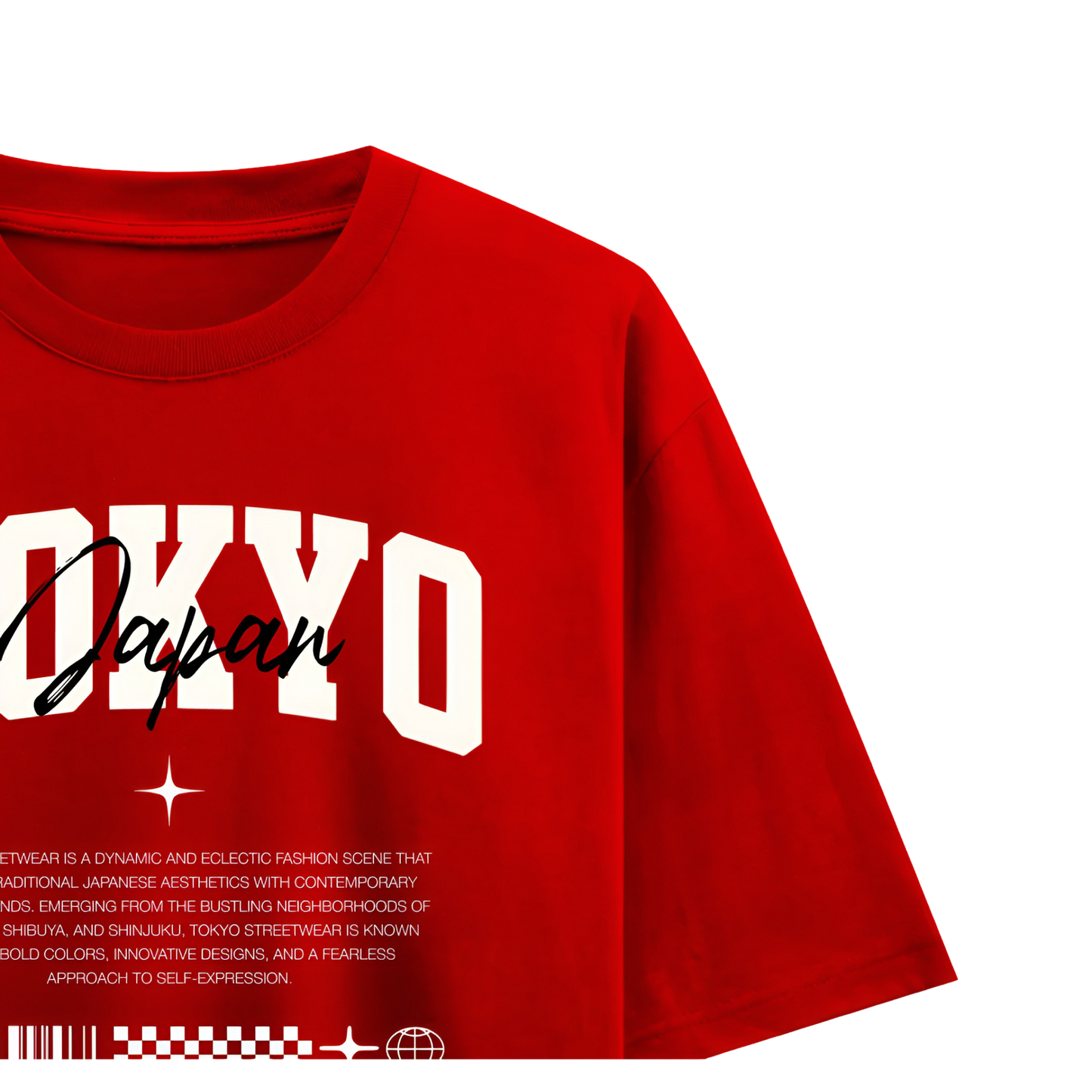 Myugen Tokyo Division 23 Oversized T-Shirt Red
