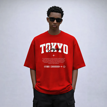 Myugen Tokyo Division 23 Oversized T-Shirt Red