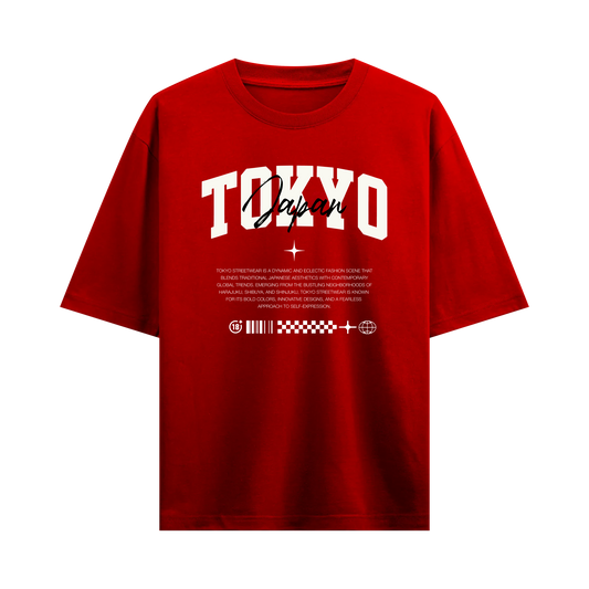 Myugen Tokyo Division 23 Oversized T-Shirt Red