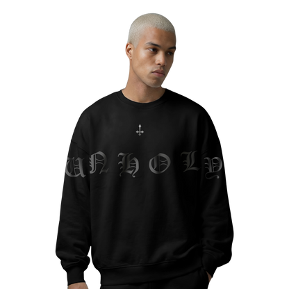 Myugen Unholy Oversized Sweatshirt Black