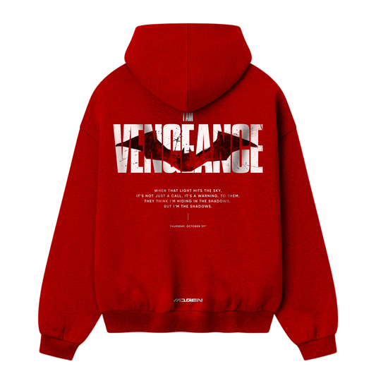 Myugen Vengeance Oversized Hoodie Red