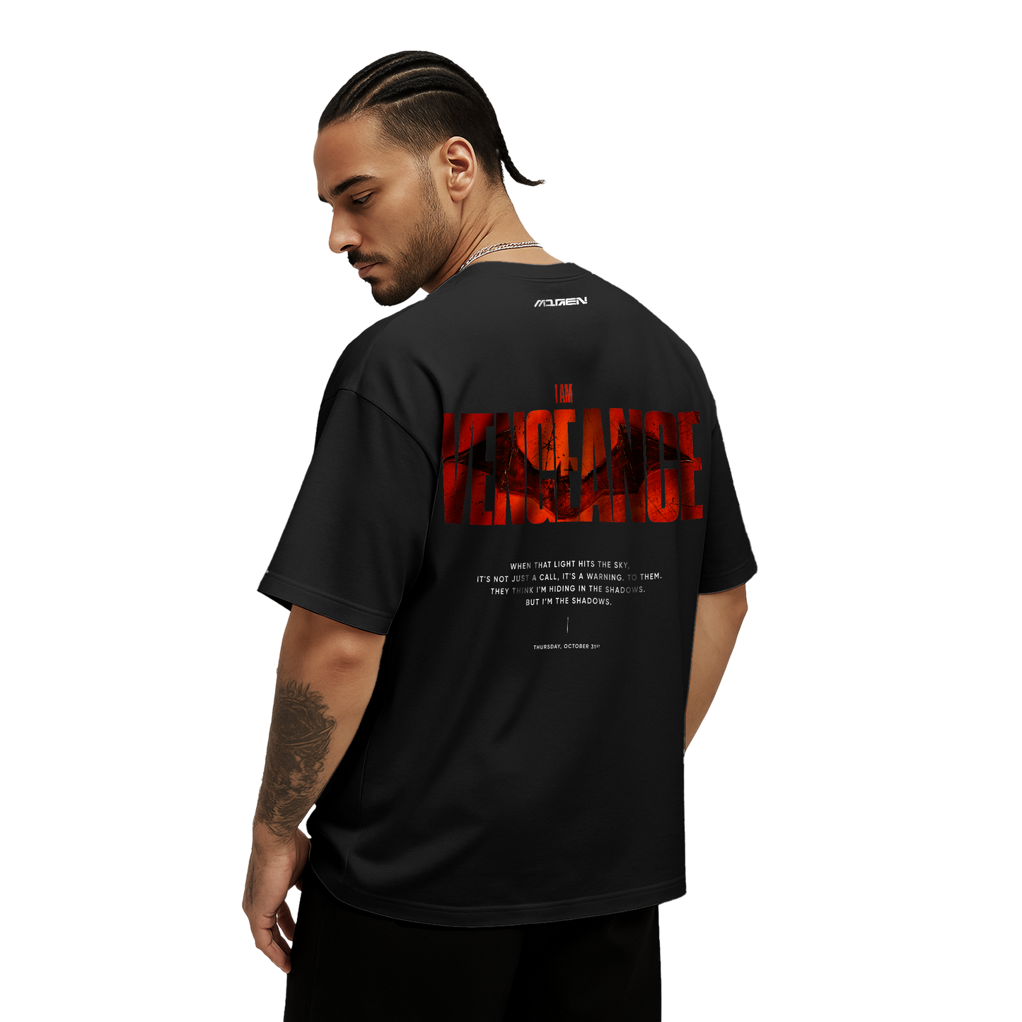 Myugen Vengeance Oversized T-Shirt Black