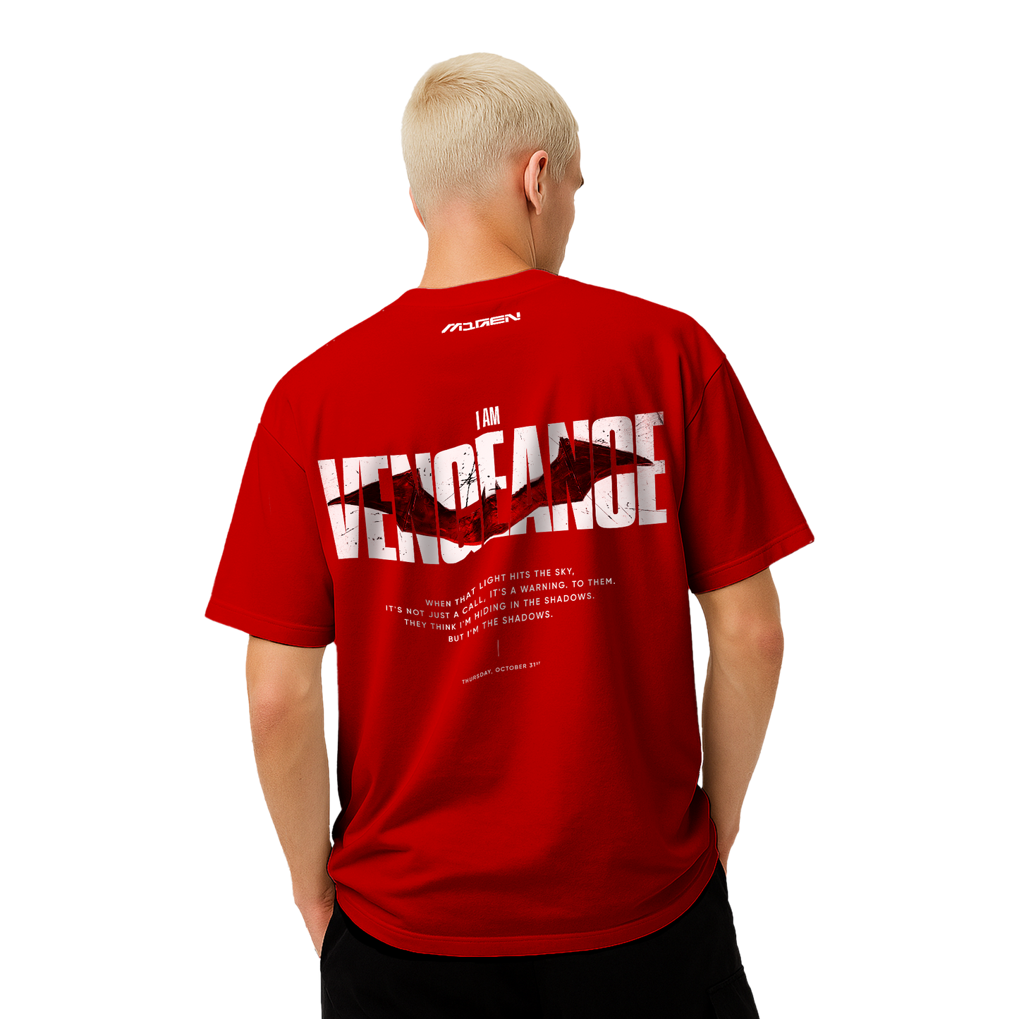 Myugen Vengeance Oversized T-Shirt Red