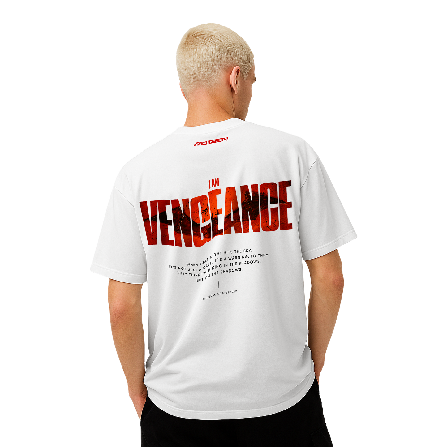 Myugen Vengeance Oversized T-Shirt White