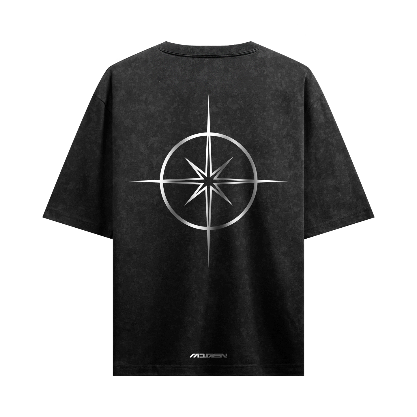 Myugen Wear Your Schemes Acid Wash Oversized T-Shirt Black