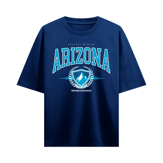 Myugen Arizona Heritage Oversized T-Shirt Blue