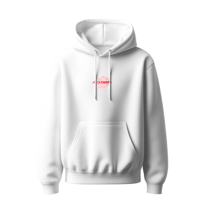 Myugen Desires Justify Oversized Hoodie White