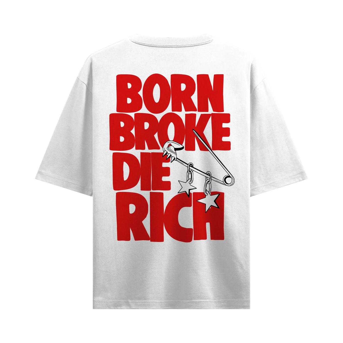 Myugen Die Rich Statement Oversized T-Shirt White