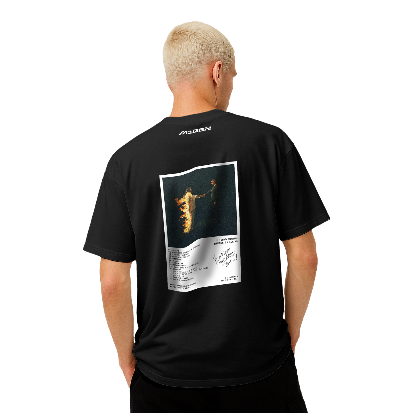 Myugen Heroes & Villians Oversized T-Shirt Black