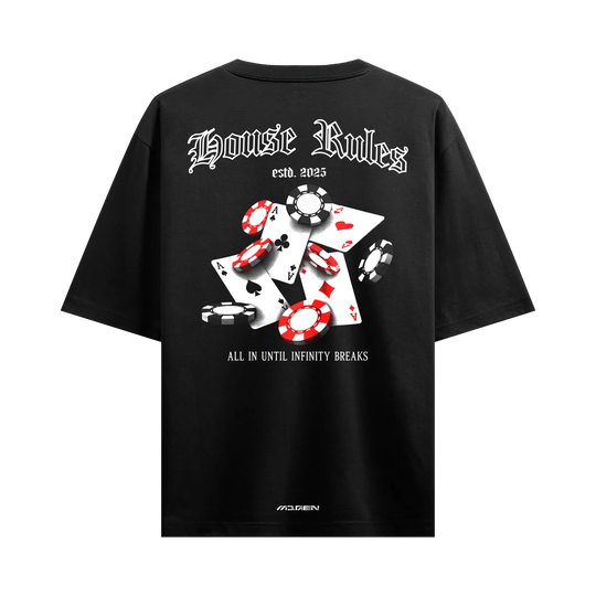 Myugen House Rules Oversized T-Shirt Black