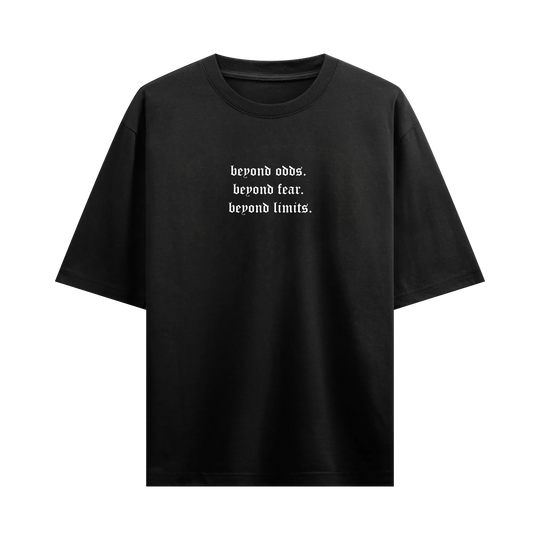 Myugen House Rules Oversized T-Shirt Black