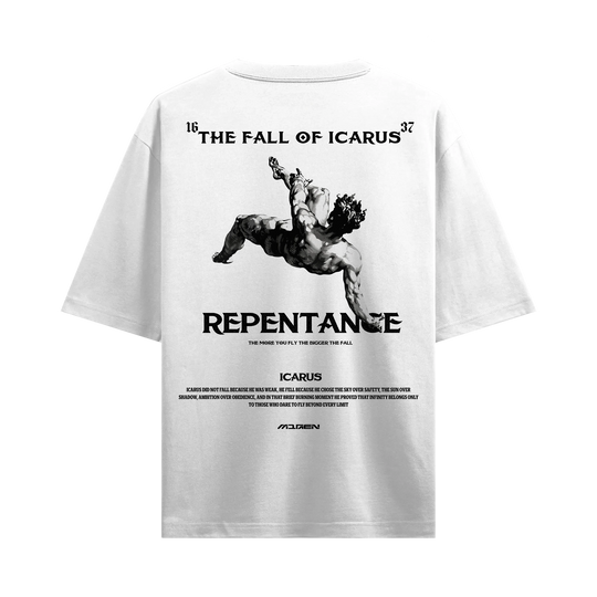 Myugen Icarus Ascension Oversized T-Shirt White