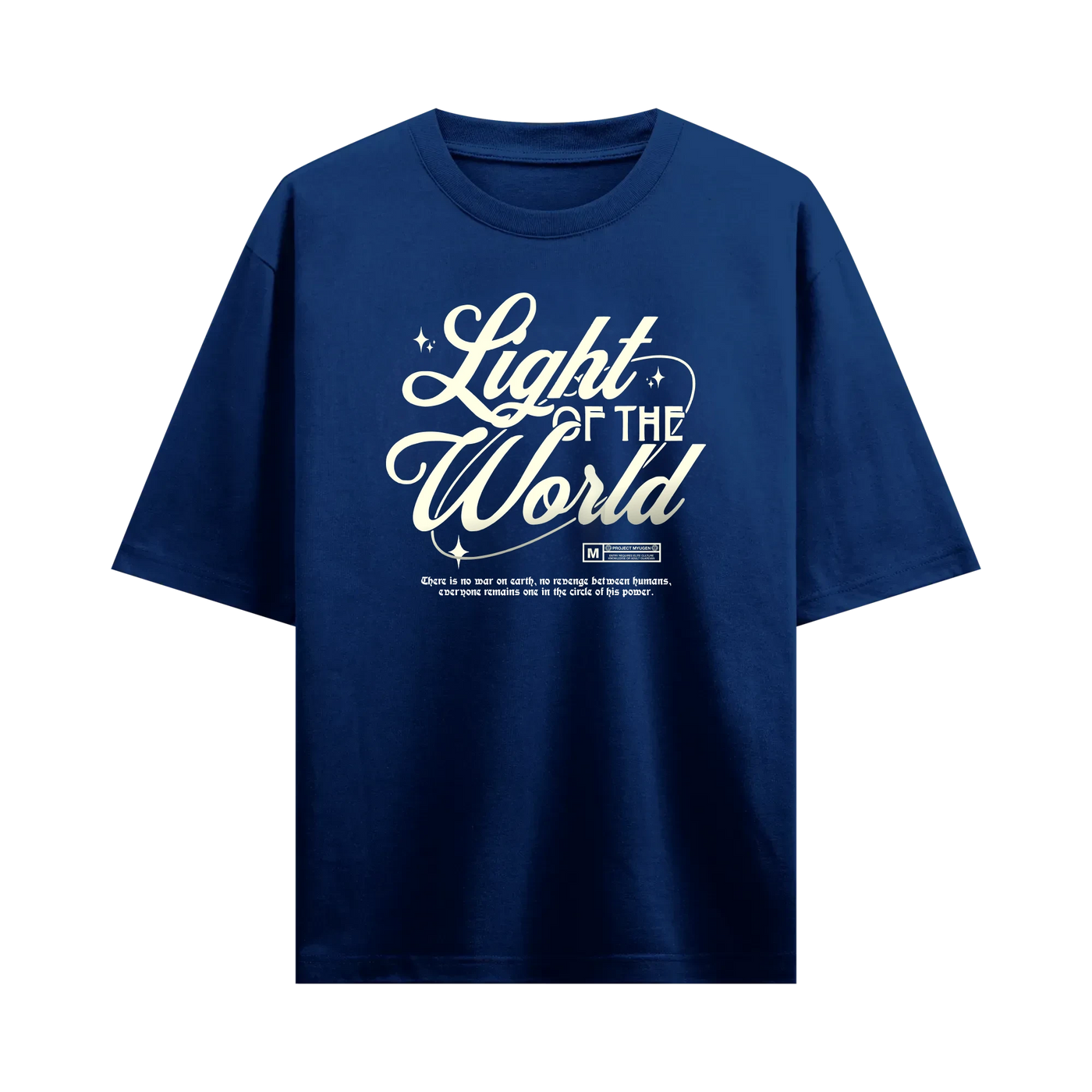 Myugen Light of the World Oversized T-Shirt Blue