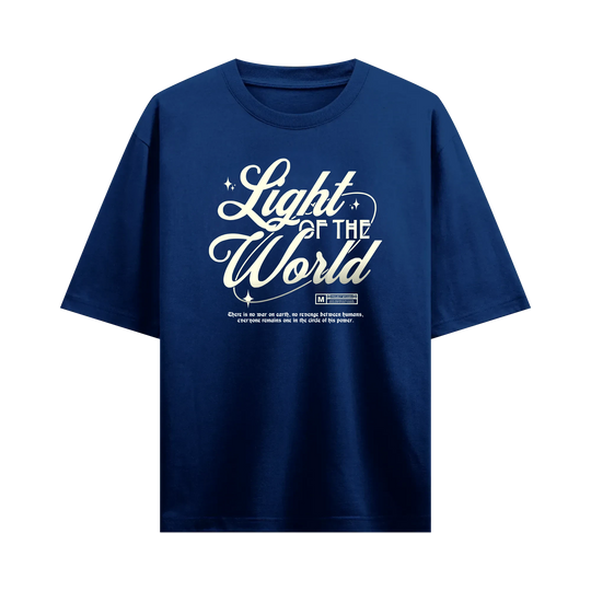 Myugen Light of the World Oversized T-Shirt Blue