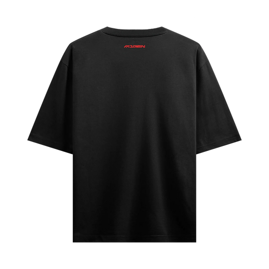 Myugen Love Language Oversized T-Shirt Black