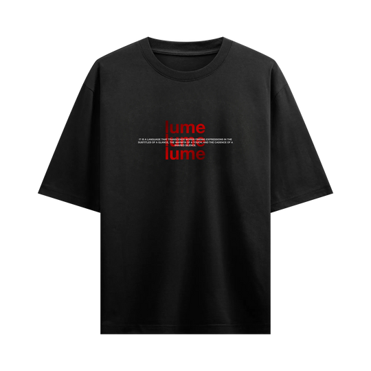 Myugen Lume & Lore Oversized T-Shirt Black