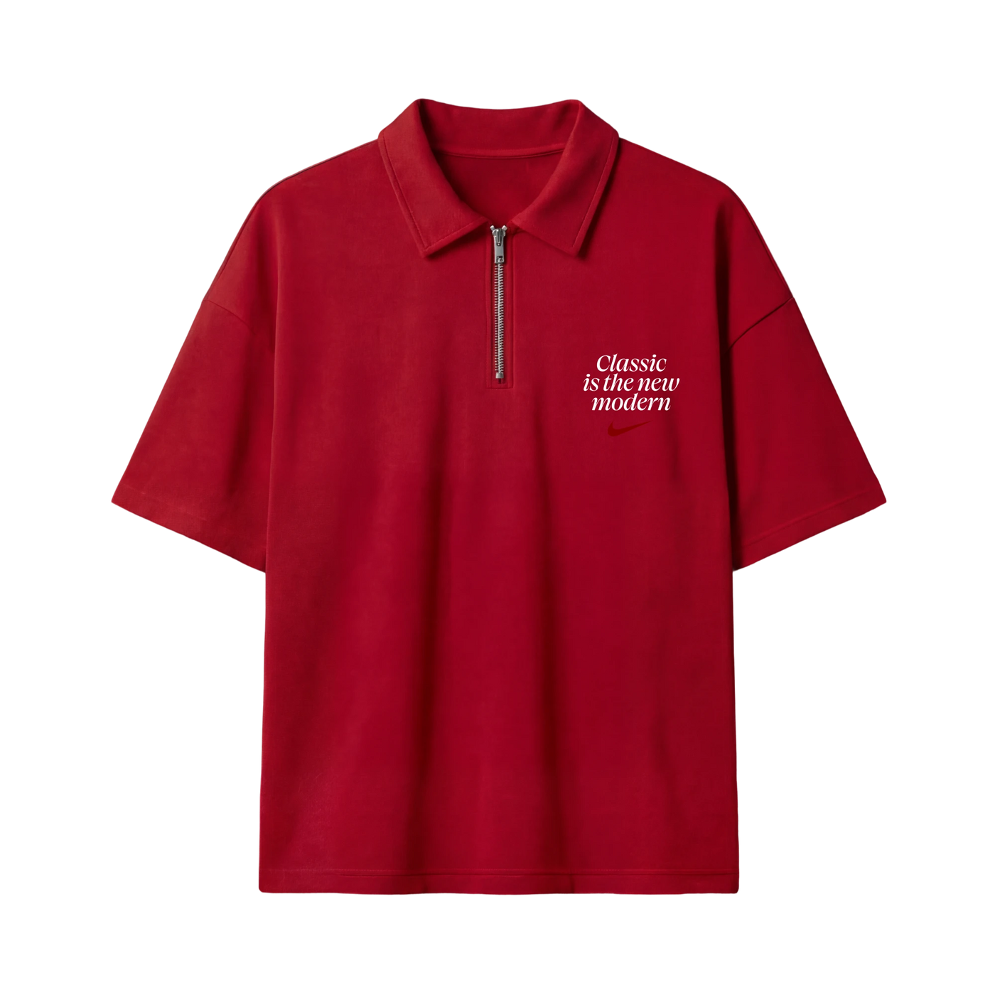 Myugen Nike Bitches Quarter Zip T-Shirt Red