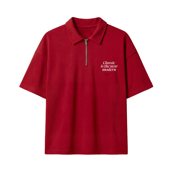 Myugen Nike Bitches Quarter Zip T-Shirt Red