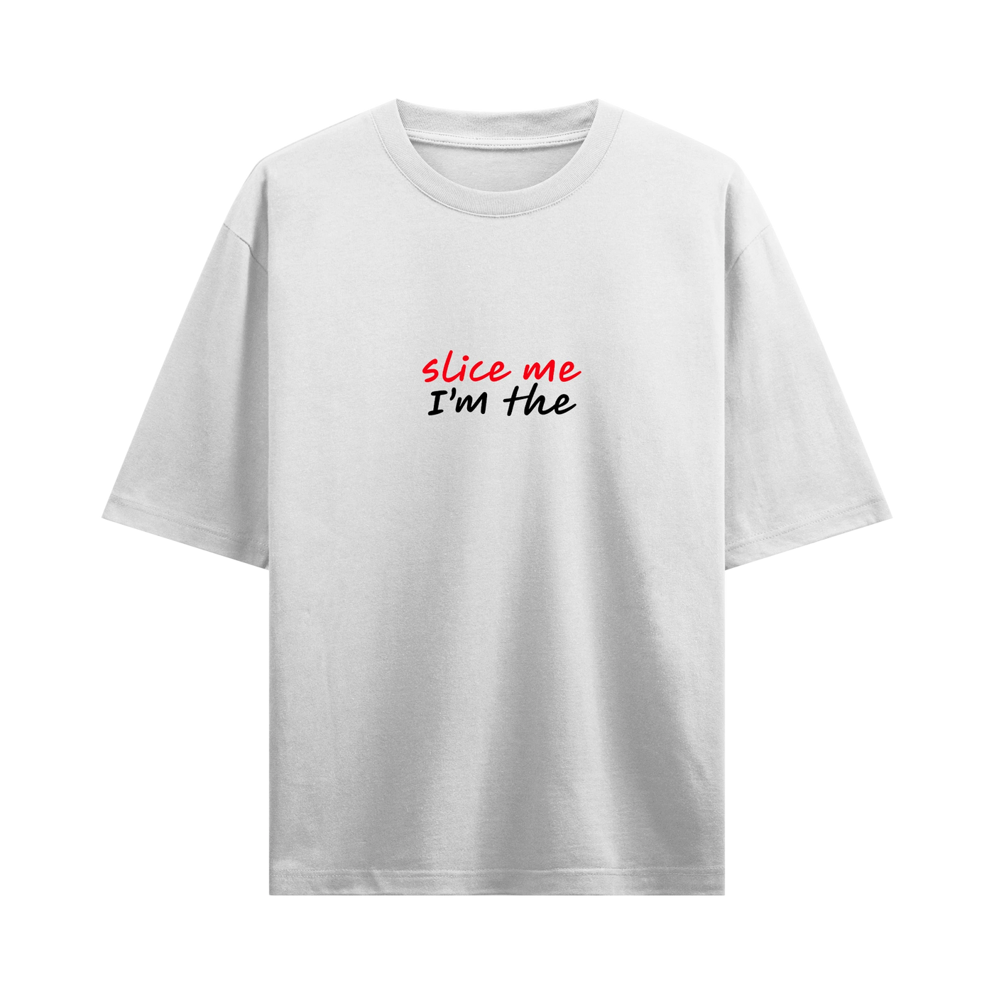 Myugen Pizza Slut Oversized T-Shirt White