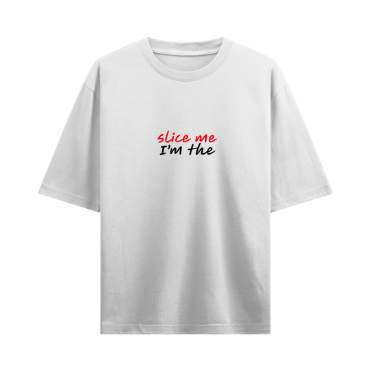 Myugen Pizza Slut Oversized T-Shirt White