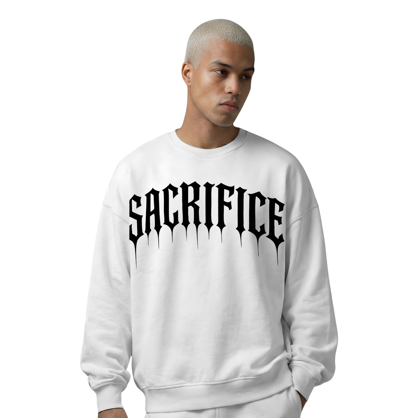 Myugen Blood Sacrifice Oversized Sweatshirt White