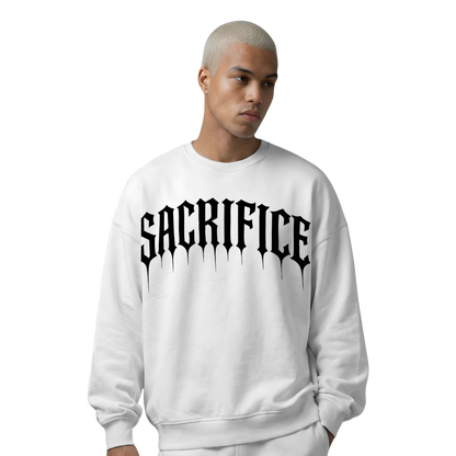 Myugen Blood Sacrifice Oversized Sweatshirt White