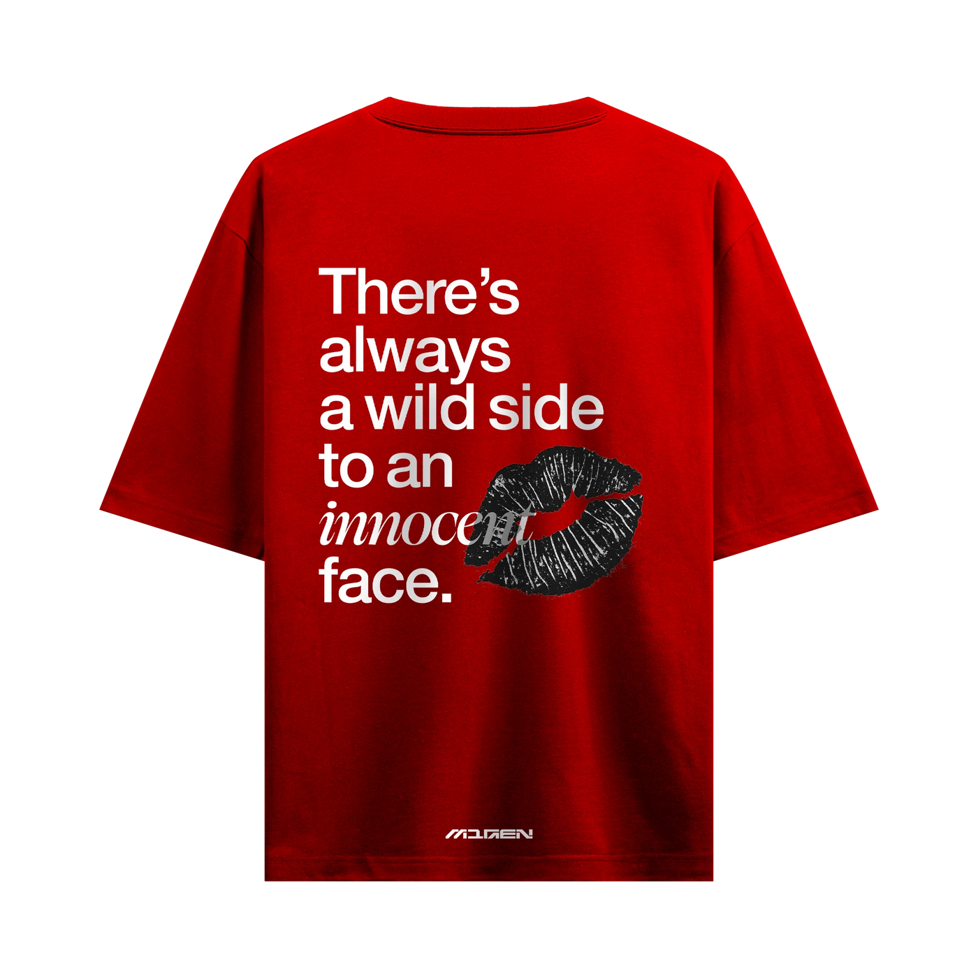 Myugen Sinners Of The Saint Oversized T-Shirt Red