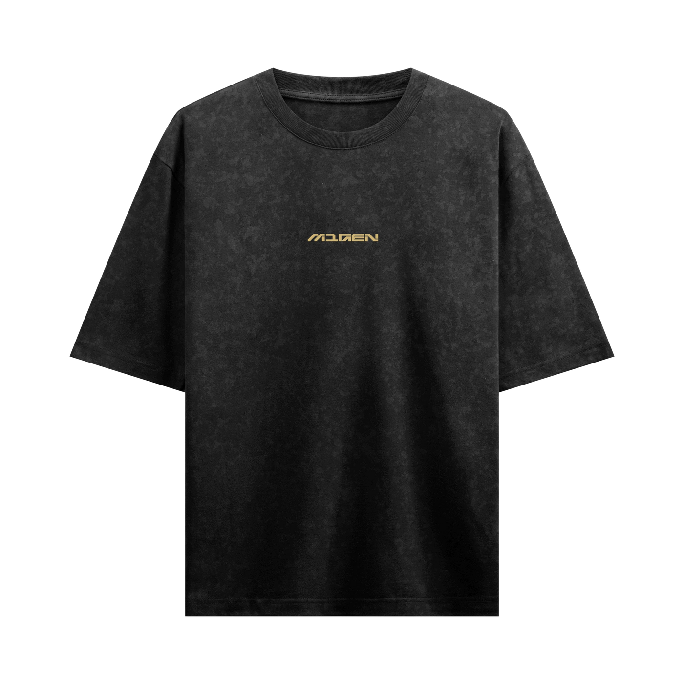 Myugen St Gangsta Acid Wash Oversized T-Shirt Black