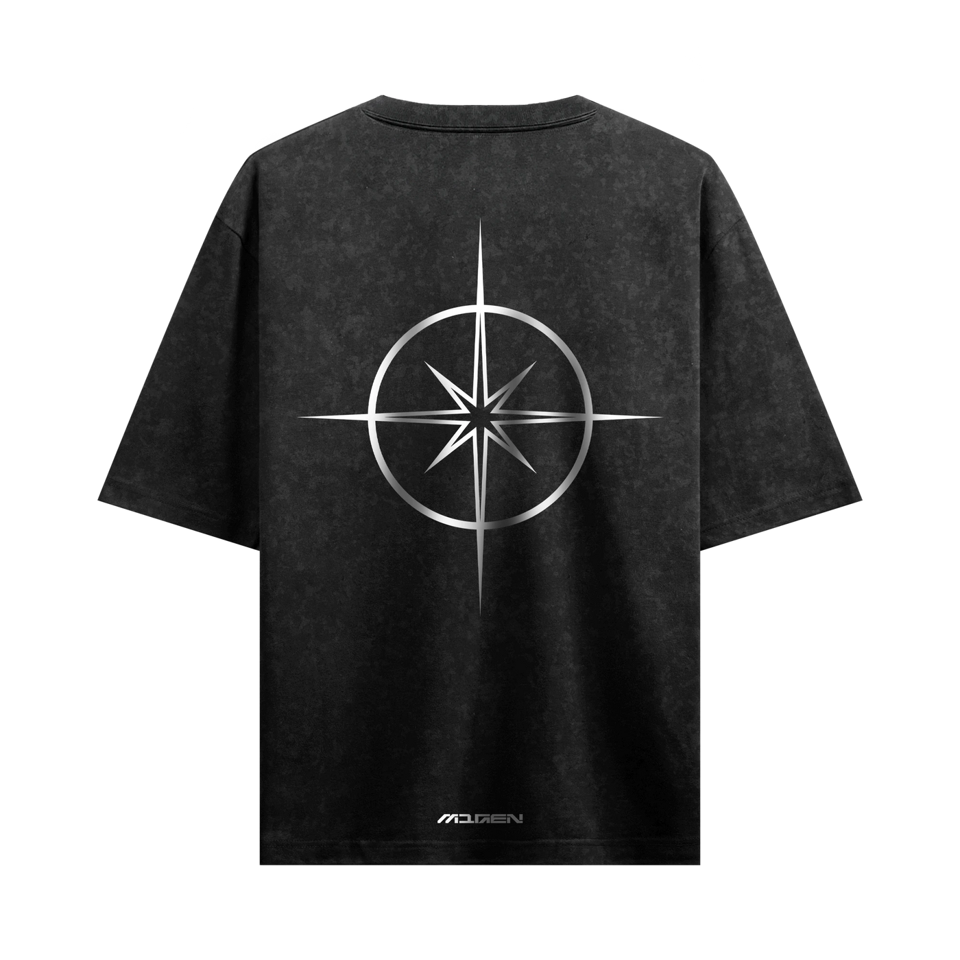 Myugen Wear Your Schemes Acid Wash Oversized T-Shirt Black