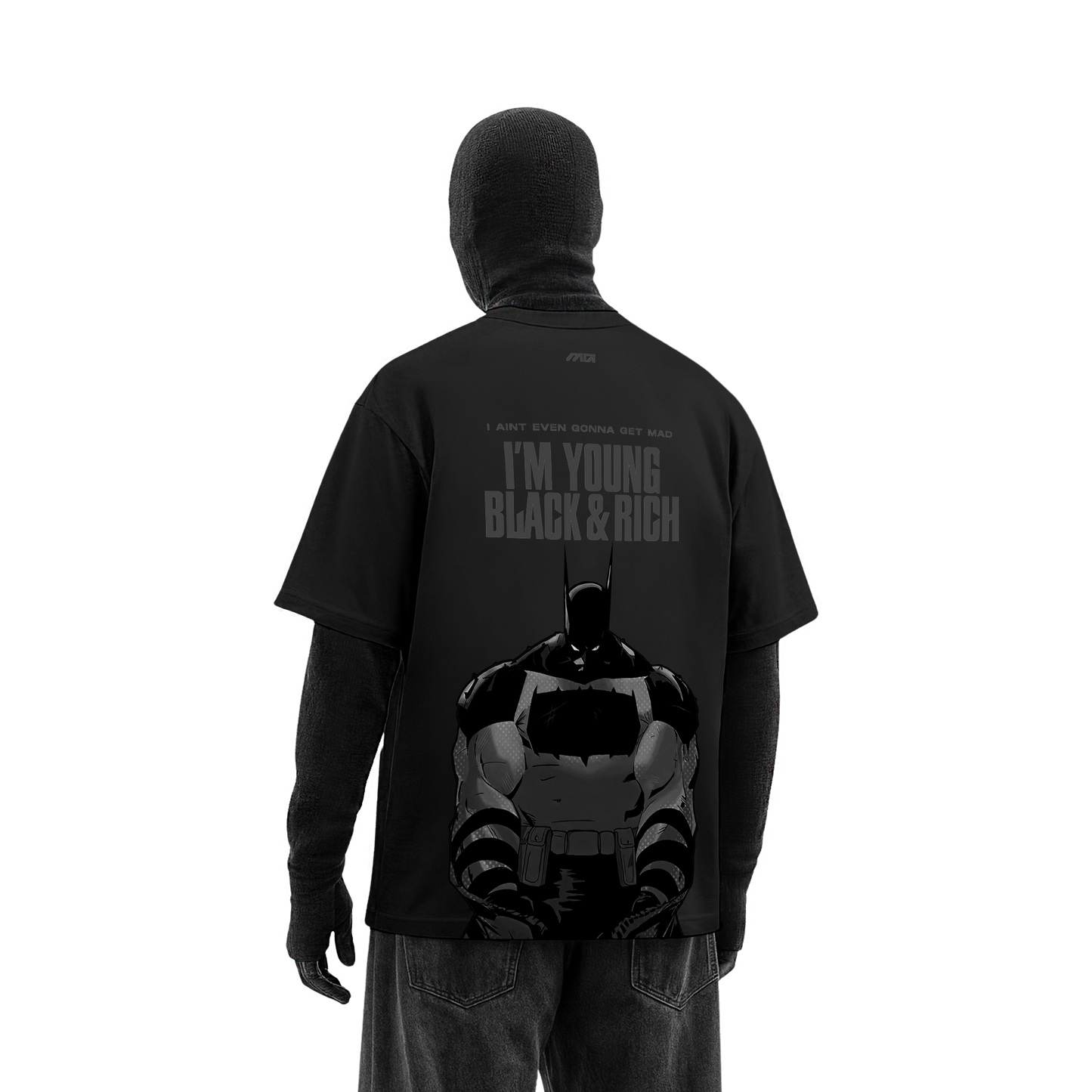 Myugen OG Aura Farmer Oversized T-Shirt Black