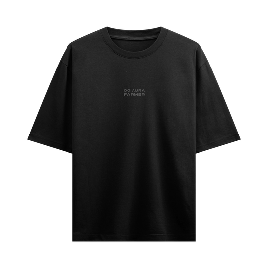 Myugen OG Aura Farmer Oversized T-Shirt Black