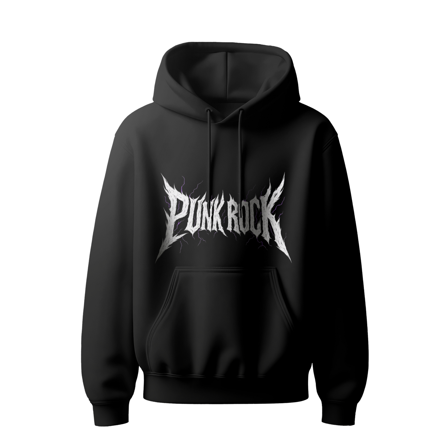 Myugen Punk Rock Oversized Hoodie Black
