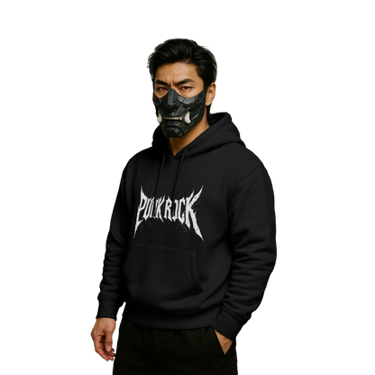 Myugen Punk Rock Oversized Hoodie Black