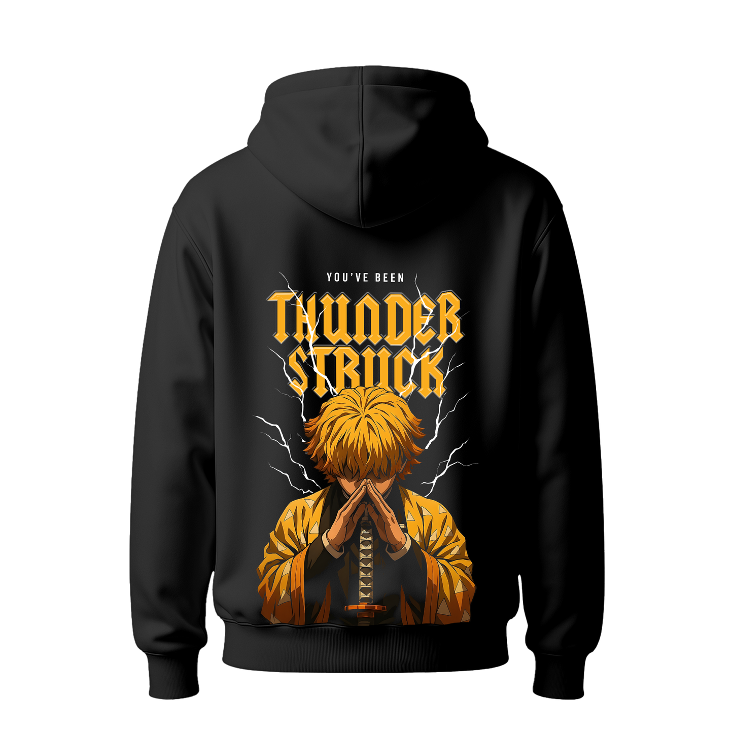 Myugen Thunderstruck Oversized Hoodie Black