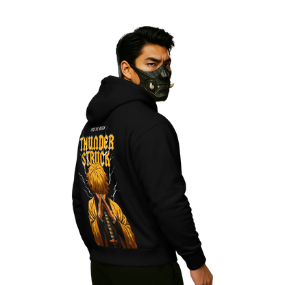 Myugen Thunderstruck Oversized Hoodie Black