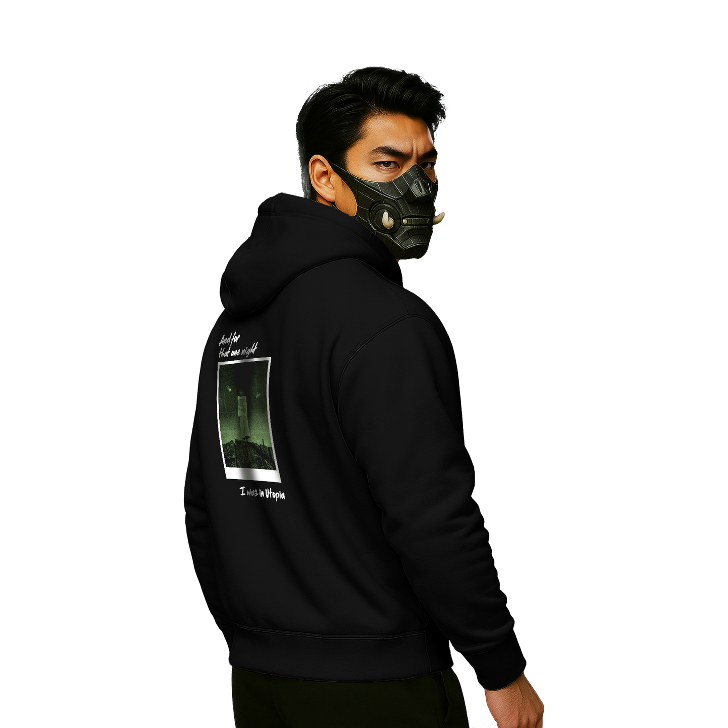 Myugen Utopia Night Oversized Hoodie Black