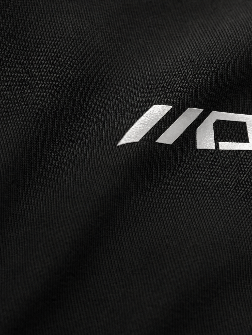 Myugen Iceman May 15 Oversized T-Shirt Black – close-up detail
