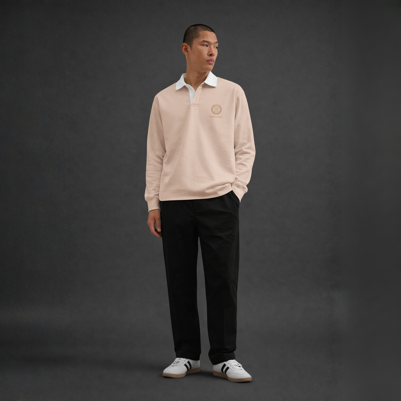 Myugen Club Polo Sweatshirt Beige