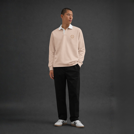 Myugen Club Polo Sweatshirt Beige
