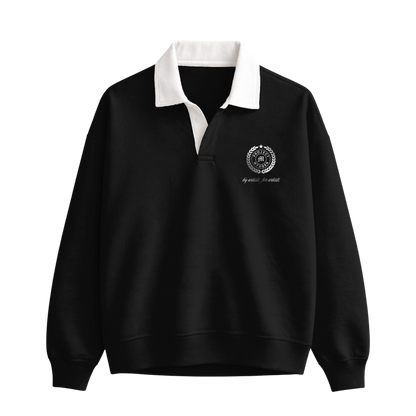 Myugen Club Polo Sweatshirt Black Timeless Winterwear Exclusive