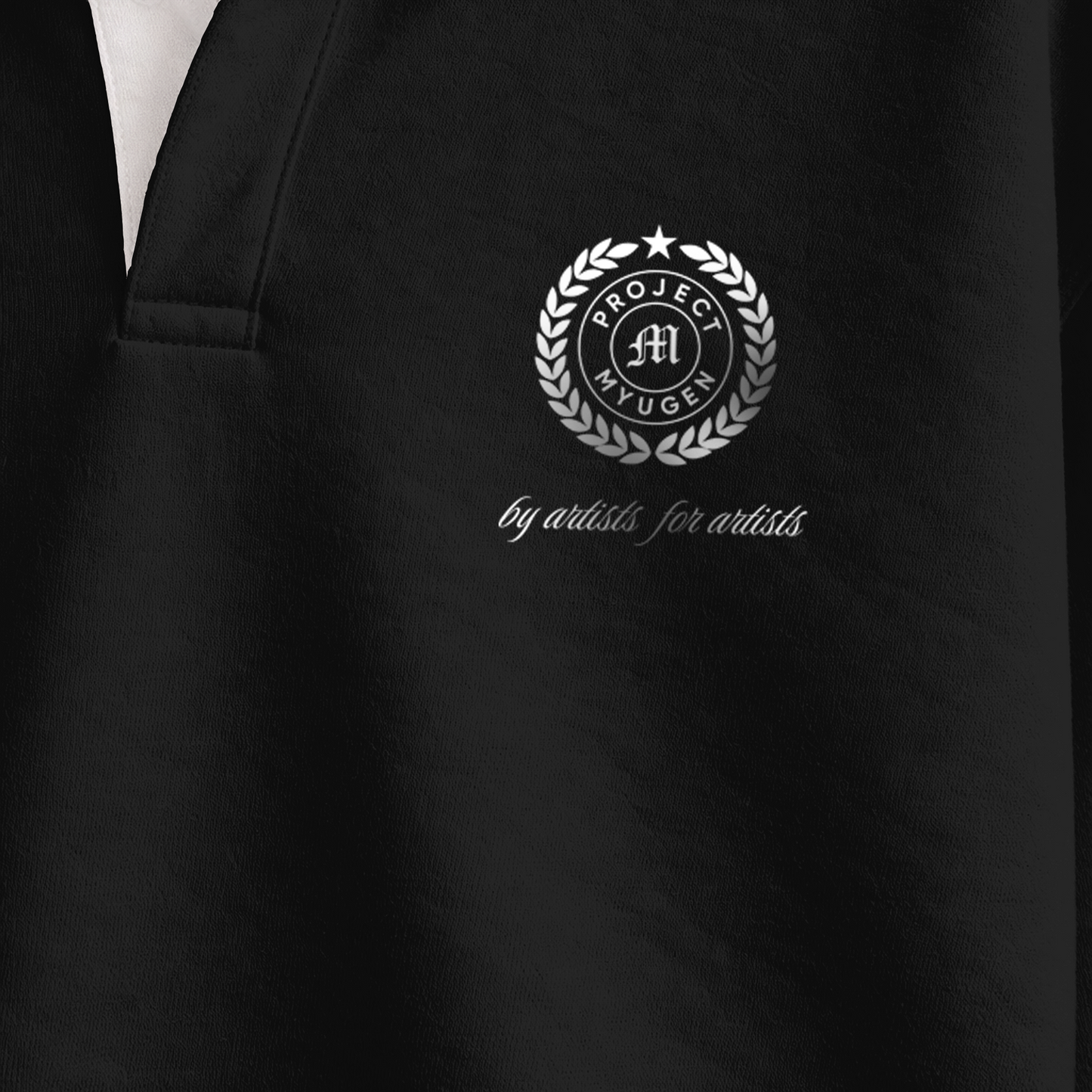 Myugen Club Polo Sweatshirt Black Timeless Winterwear Exclusive