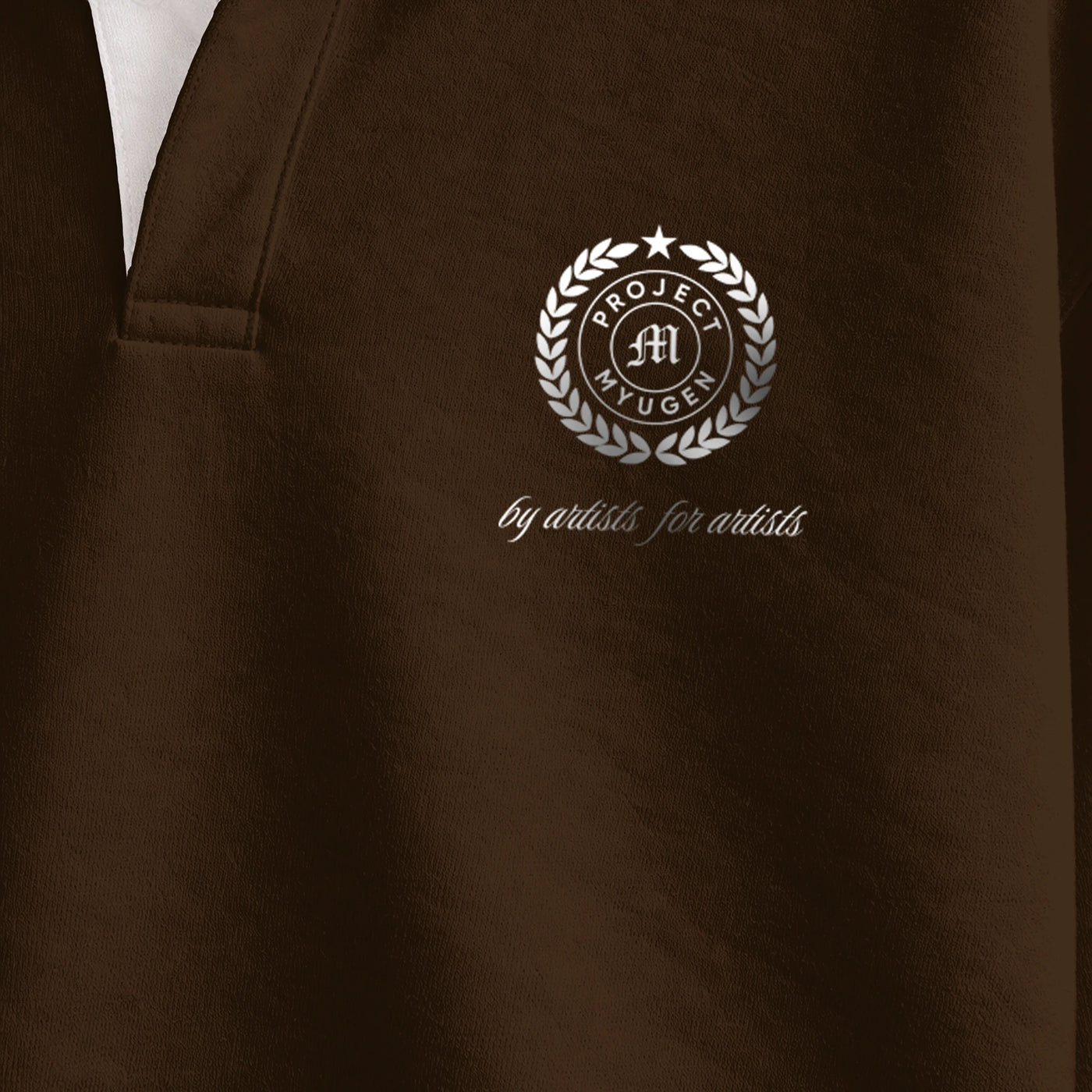 Myugen Club Polo Sweatshirt Dark Brown