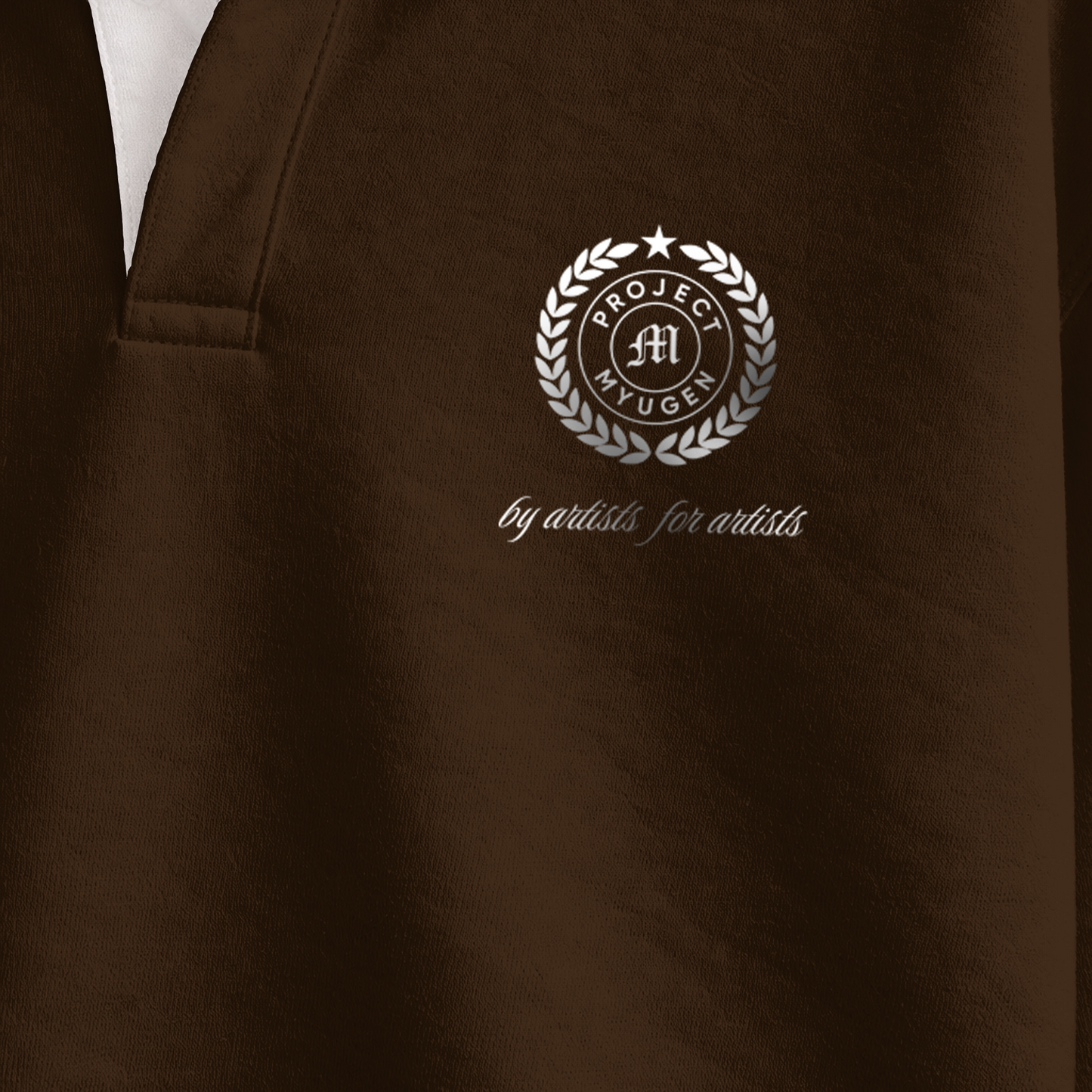 Myugen Club Polo Sweatshirt Dark Brown Timeless Winterwear Exclusive