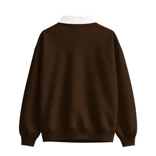 Myugen Club Polo Sweatshirt Dark Brown