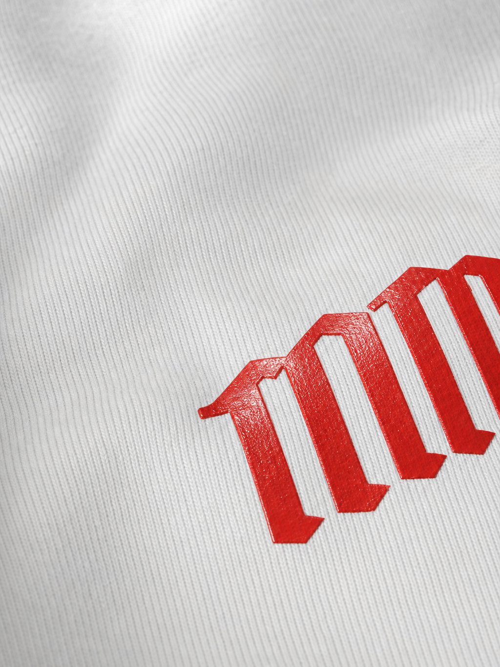 Myugen Monarch Butterfly Oversized T-Shirt White – close-up detail