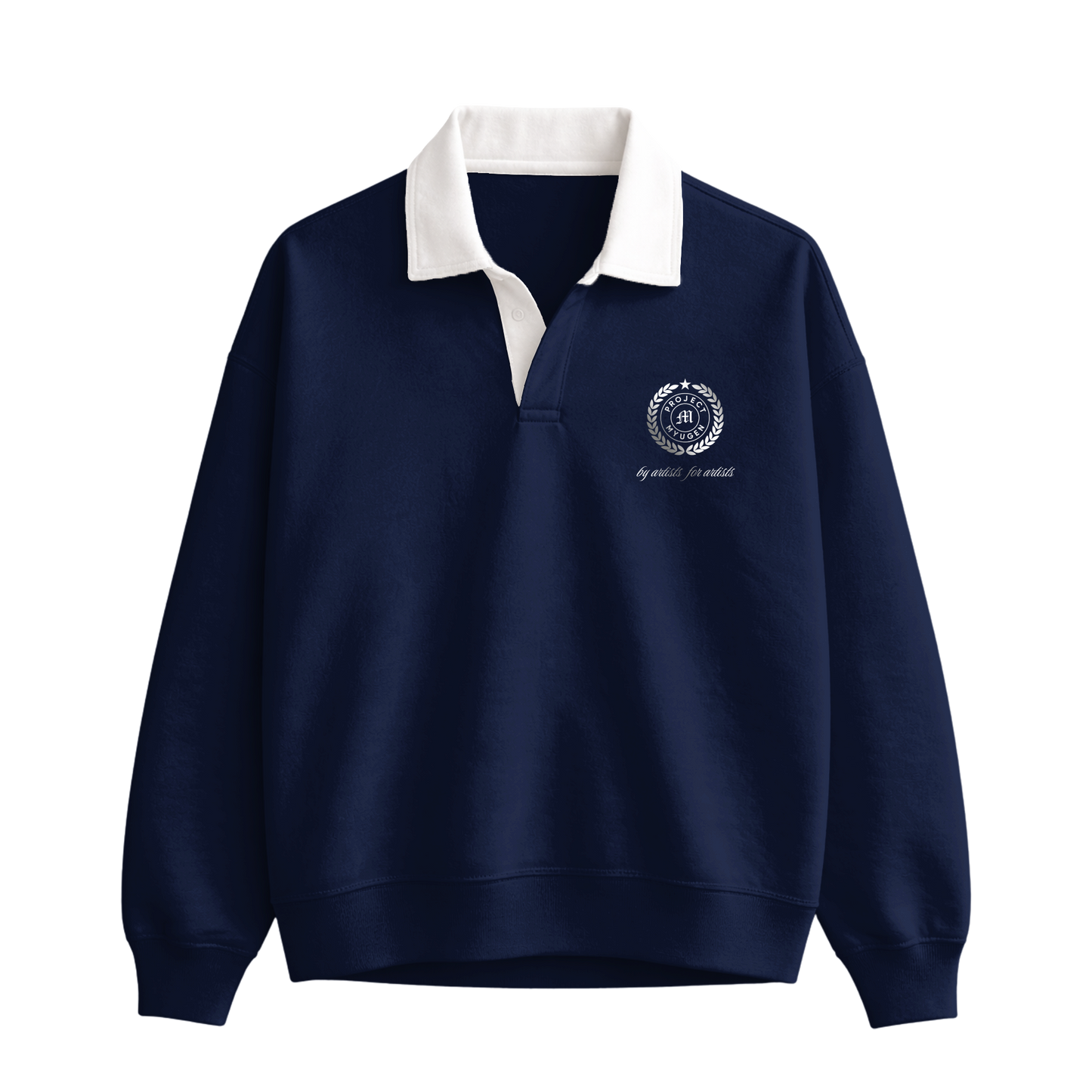 Myugen Club Polo Sweatshirt Navy Timeless Winterwear Exclusive