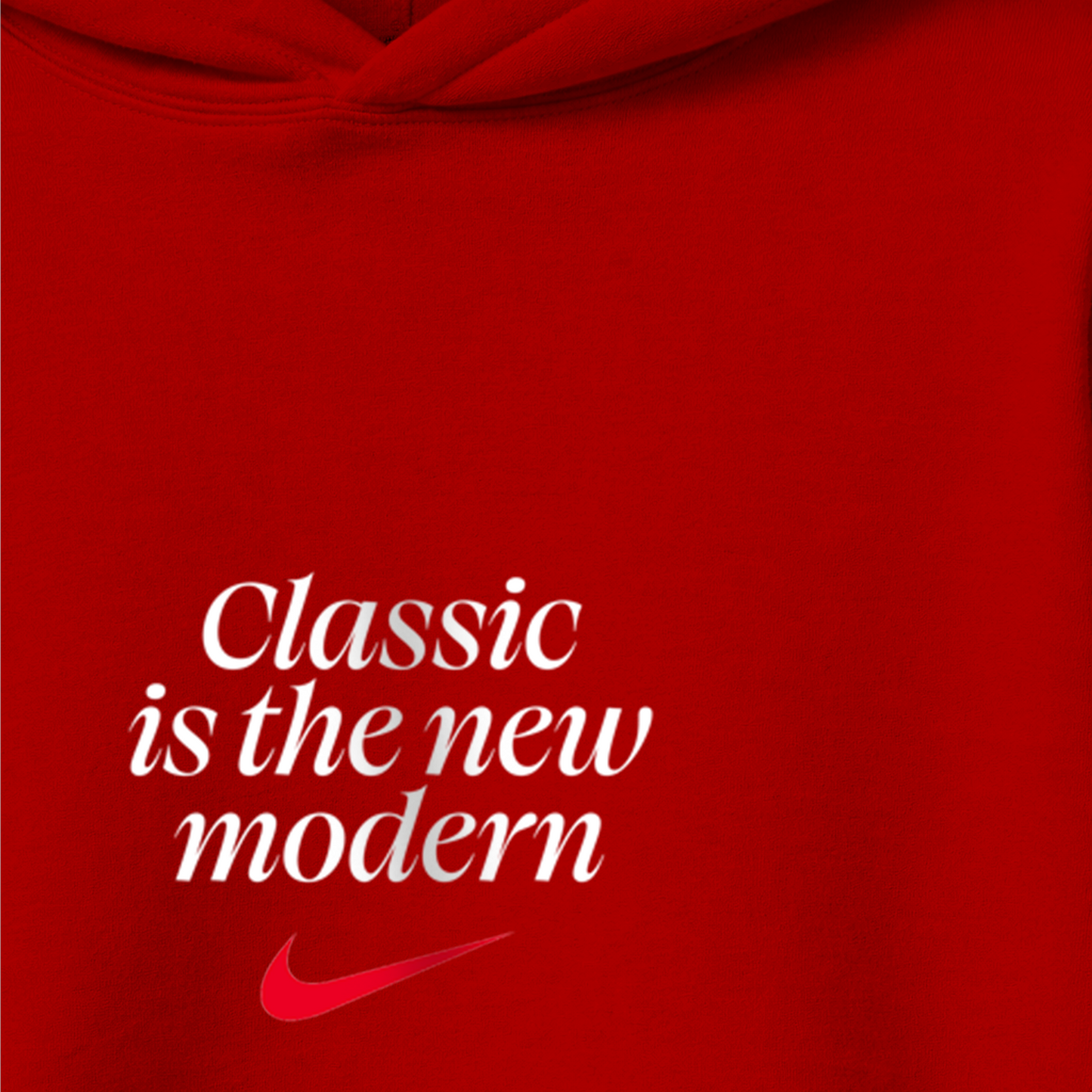 Myugen Nike Bitches Oversized Hoodie Red