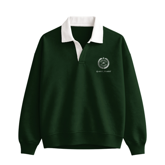 Myugen Club Polo Sweatshirt Olive