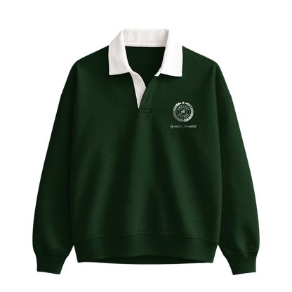 Myugen Club Polo Sweatshirt Olive Timeless Winterwear Exclusive